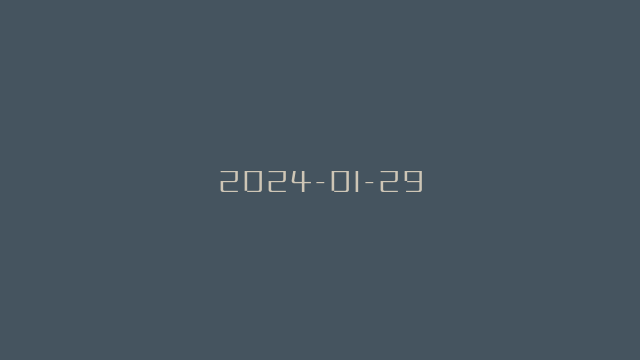 2024-01-29