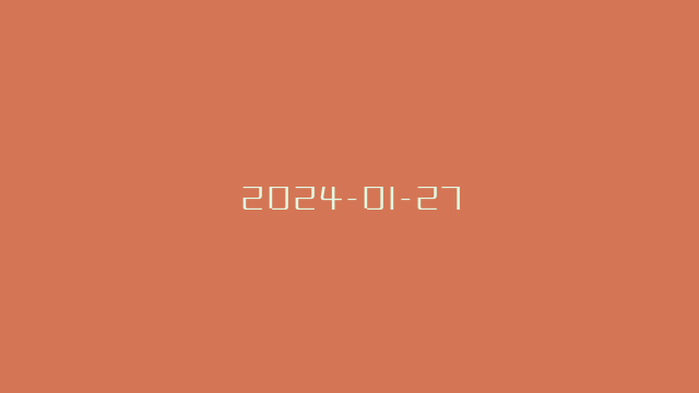 2024-01-27