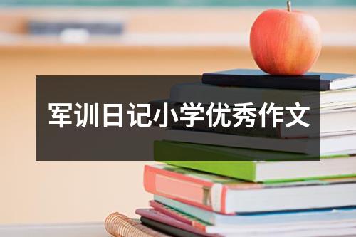 军训日记小学优秀作文