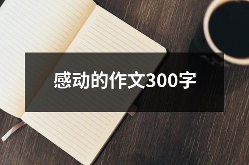 感动的作文300字