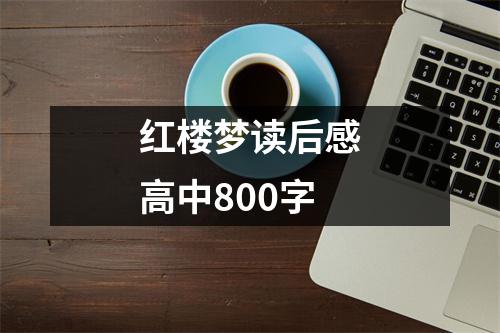 红楼梦读后感高中800字