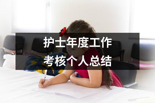 护士年度工作考核个人总结