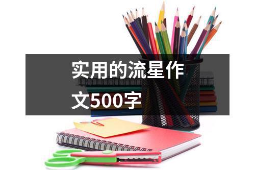 实用的流星作文500字