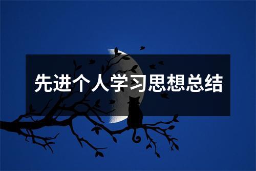 先进个人学习思想总结