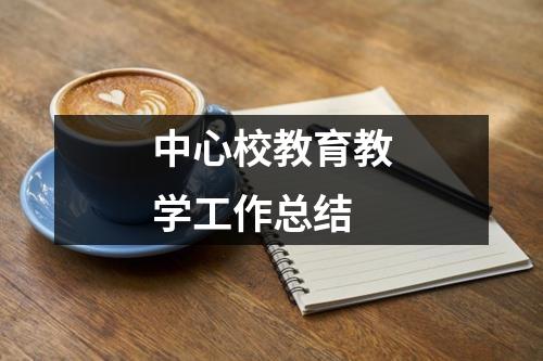 中心校教育教学工作总结