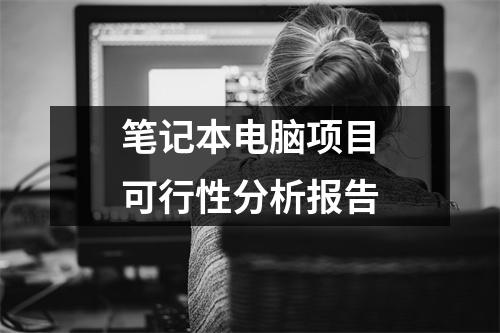 笔记本电脑项目可行性分析报告