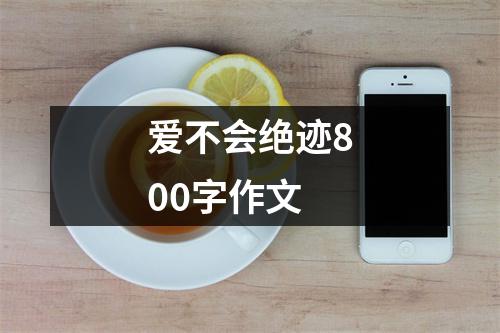 爱不会绝迹800字作文