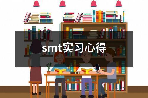 smt实习心得