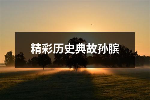 精彩历史典故孙膑