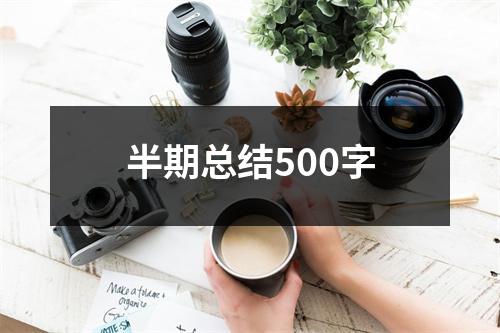 半期总结500字