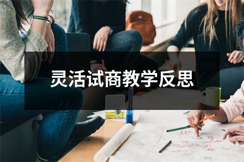 灵活试商教学反思