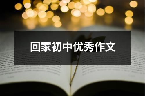 回家初中优秀作文