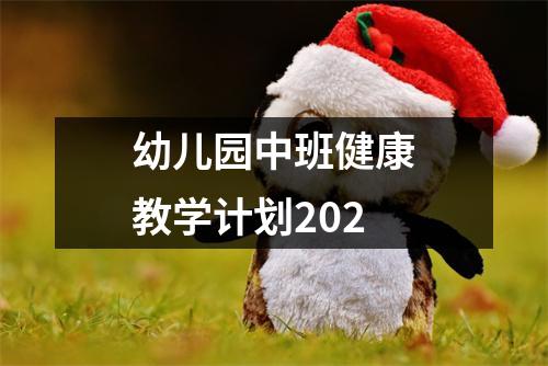 幼儿园中班健康教学计划202