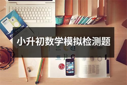 小升初数学模拟检测题