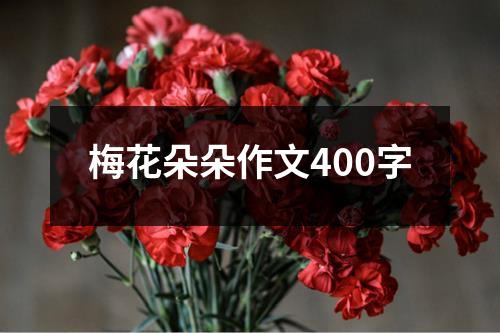 梅花朵朵作文400字