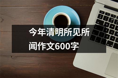 今年清明所见所闻作文600字