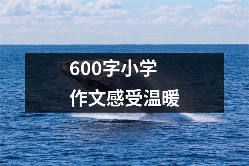 600字小学作文感受温暖