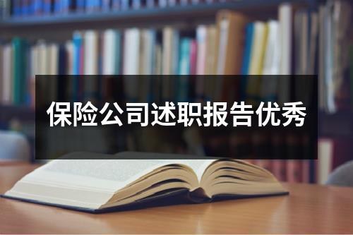 保险公司述职报告优秀