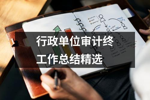 行政单位审计终工作总结精选