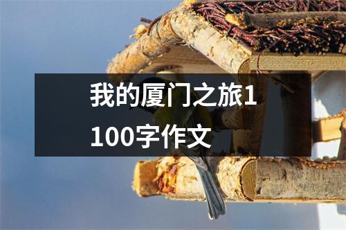 我的厦门之旅1100字作文