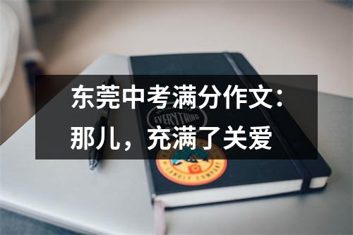 东莞中考满分作文：那儿，充满了关爱