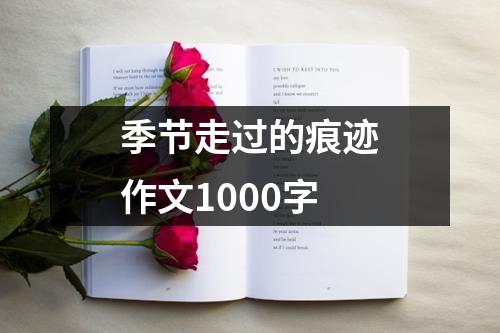 季节走过的痕迹作文1000字