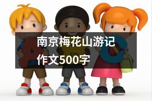 南京梅花山游记作文500字