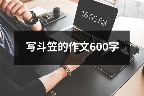 写斗笠的作文600字