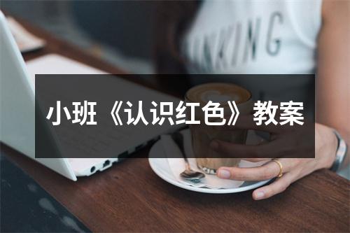 小班《认识红色》教案