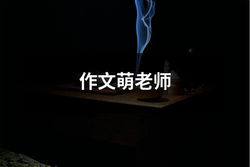 作文萌老师