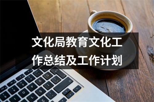 文化局教育文化工作总结及工作计划