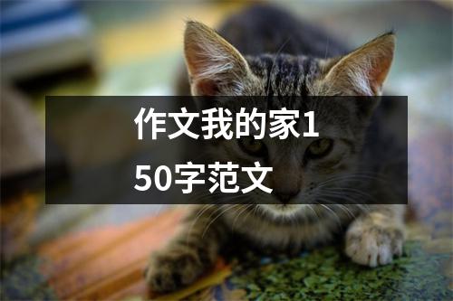 作文我的家150字范文