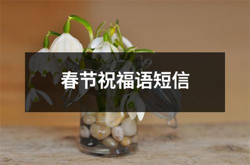 春节祝福语短信