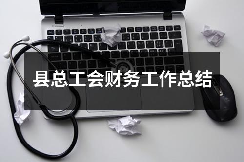 县总工会财务工作总结