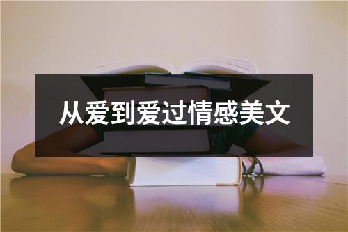 从爱到爱过情感美文