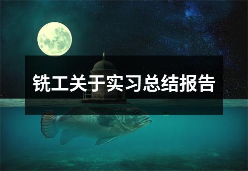 铣工关于实习总结报告