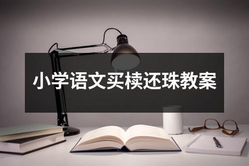 小学语文买椟还珠教案