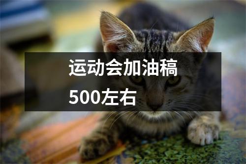 运动会加油稿500左右