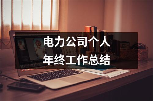 电力公司个人年终工作总结