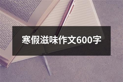 寒假滋味作文600字