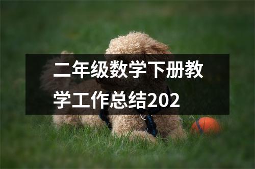 二年级数学下册教学工作总结202