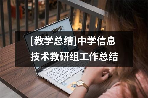 [教学总结]中学信息技术教研组工作总结