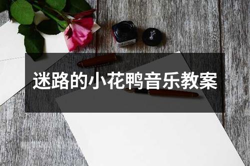 迷路的小花鸭音乐教案