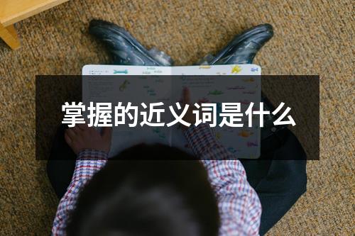 掌握的近义词是什么