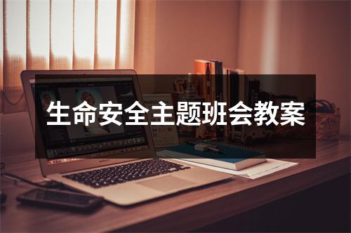 生命安全主题班会教案