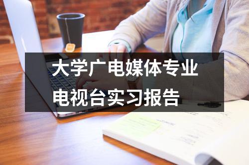 大学广电媒体专业电视台实习报告