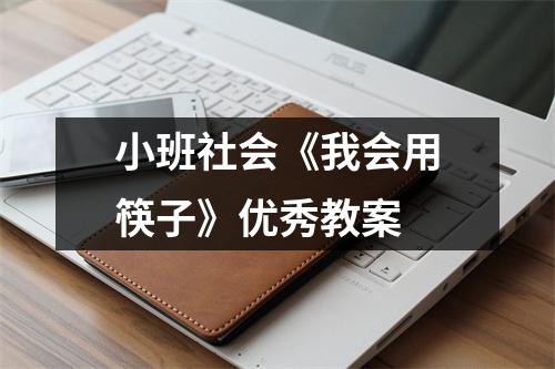 小班社会《我会用筷子》优秀教案