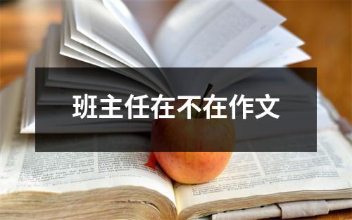 班主任在不在作文