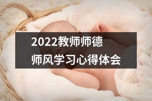 2022教师师德师风学习心得体会