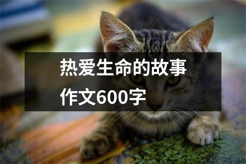 热爱生命的故事作文600字